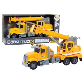 Truck Yellow Crane With Friction Drive Light and Sound Effects