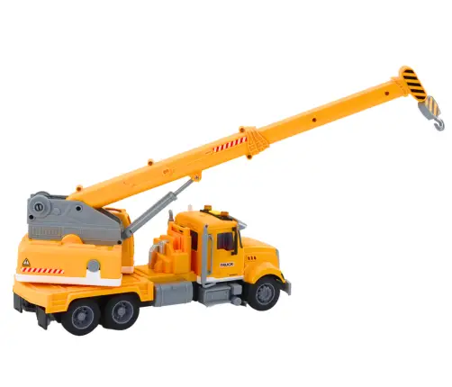 Truck Yellow Crane With Friction Drive Light and Sound Effects