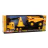 Set of Construction Machinery Truck Dump Truck Movable Yellow