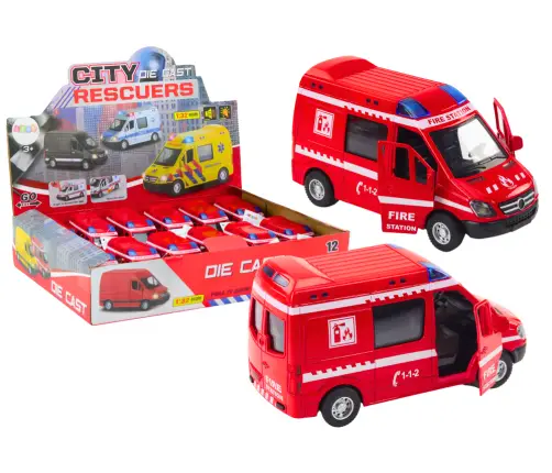 Fire Truck 1:32 Opening Doors Lights Sounds Drive Red Fire Truck 1:32 Opening Doors Lights Sounds Drive Red