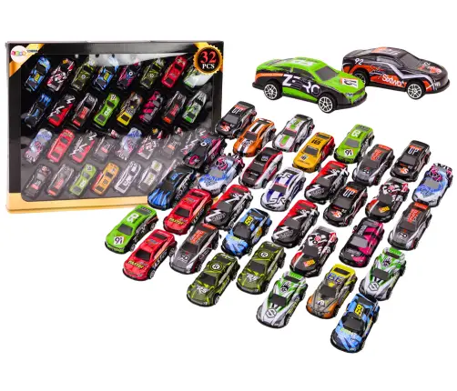 Set of springs for cars, powered cars, colorful, 32 pieces