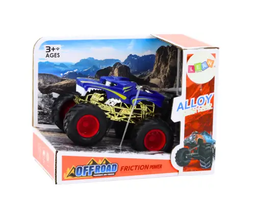 Toy Car Off-Road Vehicle Big Rubber Wheels Blue Toy Car Off-Road Vehicle Big Rubber Wheels Blue