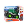 Dinosaur Off-Road Car with Large Rubber Wheels, Green
