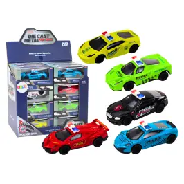 Toy car Police spring 1:43 Metal drive Rubber wheels Toy car Police spring 1:43 Metal drive Rubber wheels