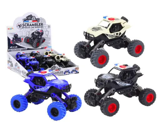 Police Car Friction Drive 3 Off-Road Colors Police Car Friction Drive 3 Off-Road Colors