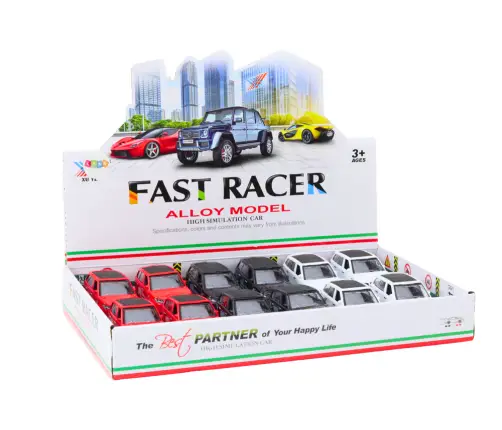 Passenger Car 1:36 Drive Metal Black White Red Passenger Car 1:36 Drive Metal Black White Red