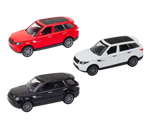 Passenger Car 1:36 Drive Metal Black White Red Passenger Car 1:36 Drive Metal Black White Red