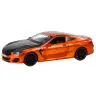 Sports Car Metal Friction Drive Openable Elements 1:24 Orange