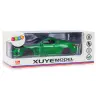 Sports Car Metal Friction Drive Openable Elements 1:24 Green