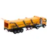 Truck With Trailer TIR Transport Vehicle 1:24 Sounds Lights Yellow