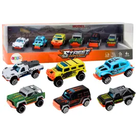 Set of Metal Off-Road Cars 1:64 6 pieces