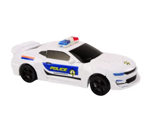 Auto-Robot 2in1 Transformation Police Car White