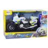 Police Turning Motorcycle DIY Lights Sounds White Police Turning Motorcycle DIY Lights Sounds White