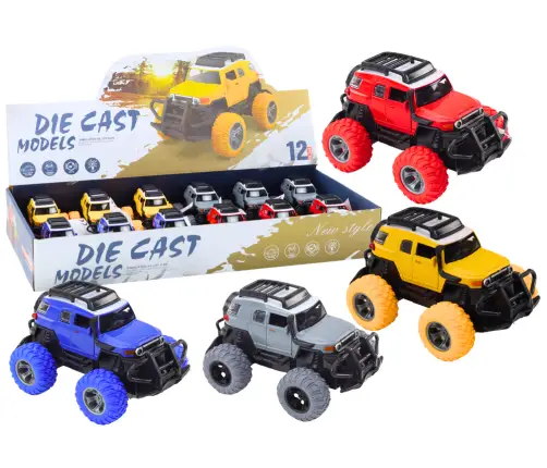 Off-Road Car 1:32 Metal Rubber Wheels Lights Sounds Drive Off-Road Car 1:32 Metal Rubber Wheels Lights Sounds Drive