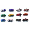 Set of 12 Toy Cars, Powered Planes, 5cm road signs