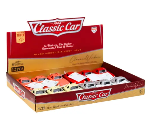 Classic Car 1:32 Metal Opening Doors Drive Classic Car 1:32 Metal Opening Doors Drive