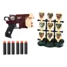 Foam Dinosaurs Brown Dinosaurs Gun With Darts Set