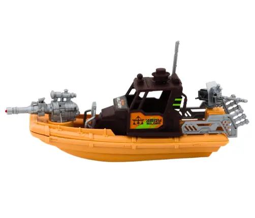 Military Set Military Combat Boat Soldiers Accessories Sounds