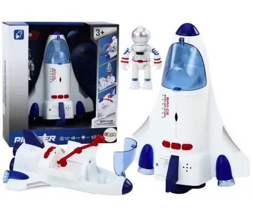 Spaceship Drive Lights Sounds Cosmonaut White