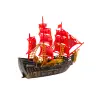 Pirate Ship Lights Sounds Wheels Brown