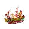 Roman Ship Romans Lights Sounds Catapult Palm Trees