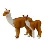 Figurine Adult Llama 8 cm with a young Llama 6 cm Animals of the World