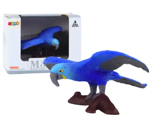 Figurine Blue Macaw Parrot Animals of the World