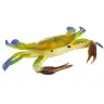 Sea World Green Rubber Crab Figurine
