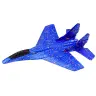 Styrofoam Fighter Plane With Blue Slingshot Launcher