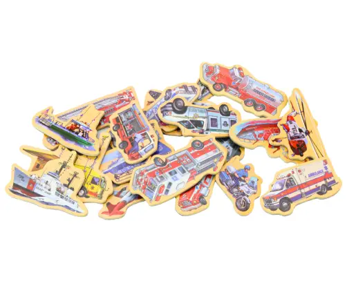 Set of Wooden Magnets Vehicles Ships Planes 20 pieces Set of Wooden Magnets Vehicles Ships Planes 20 pieces