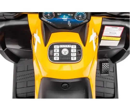 Электрический квадроцикл для детей S615 Yellow