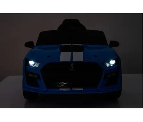 Elektriskā sporta automašīna bērniem Ford Mustang GT500 Shelby Blue