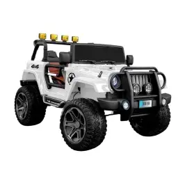 Divvietīgs bērnu elektromobilis Jeep WXE-1688 4x4 White