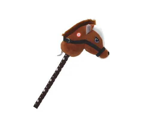 Plush Horse Head On A Stick Hobby Horse Dark Brown Shorthair Horse sounds Plush Horse Head On A Stick Hobby Horse Dark Brown Shorthair Horse sounds