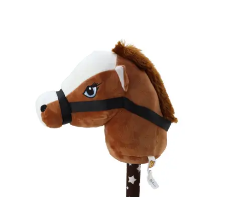 Plush Horse Head On A Stick Hobby Horse Dark Brown Shorthair Horse sounds Plush Horse Head On A Stick Hobby Horse Dark Brown Shorthair Horse sounds