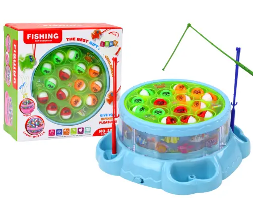 Game Fishing Rods Lights Sounds Blue Game Fishing Rods Lights Sounds Blue