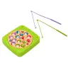 Fishing Arcade Game, 15 pieces of fishing rods, green
