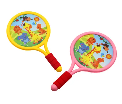 Children's Badminton Rackets Animals Yellow Pink Children's Badminton Rackets Animals Yellow Pink