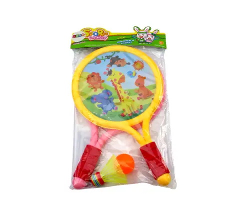 Children's Badminton Rackets Animals Yellow Pink Children's Badminton Rackets Animals Yellow Pink