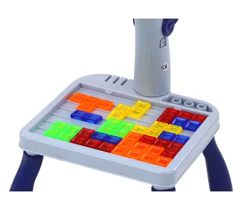 Mini Projector Tetris Table 2in1 Blue Unicorn