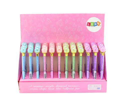 Diamond Ball Pen Diamonds Blue Refill 0.7mm Mix