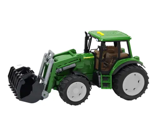 Farm Tractor Excavator Big Green Lights Sounds