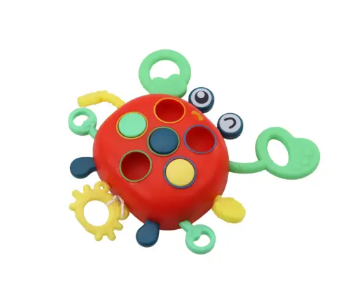Crab Sensory Interactive Educational Toy For Children Teether