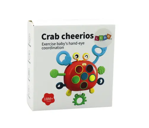 Crab Sensory Interactive Educational Toy For Children Teether