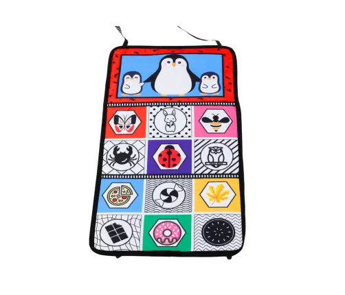 Double-sided Folding Mat With Mirror Teethers Crinkle Book
