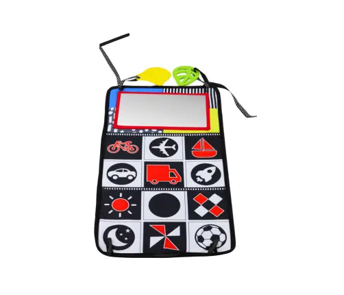 Double-sided Folding Mat With Mirror Teethers Crinkle Book