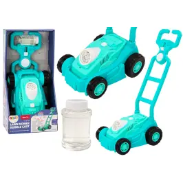 Soap Bubble Machine Mower Ride-On with Handle Green