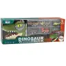 Dinosaur Truck Transport Springs 6pcs Lights Sounds Green