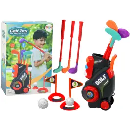 Mini Golf Set For Children Trolley On Wheels