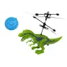 Flying Dinosaur Hand Controlled Helicopter Green